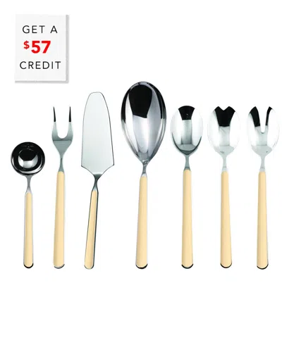 Mepra 7pc Serving Set With $57 Credit In Yellow