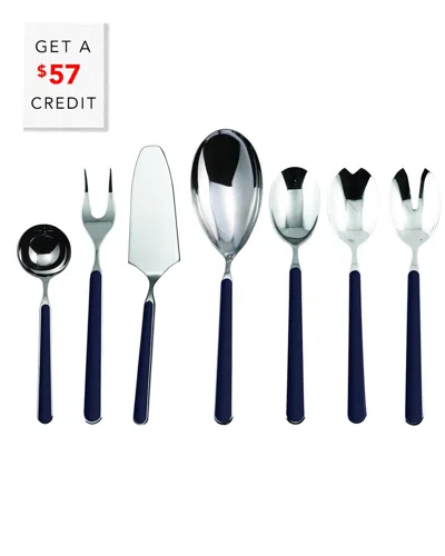 Mepra 7pc Serving Set With $57 Credit In Blue