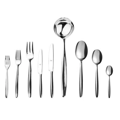 Mepra Acqua Flatware Set - 39 Pieces - Stainless Steel