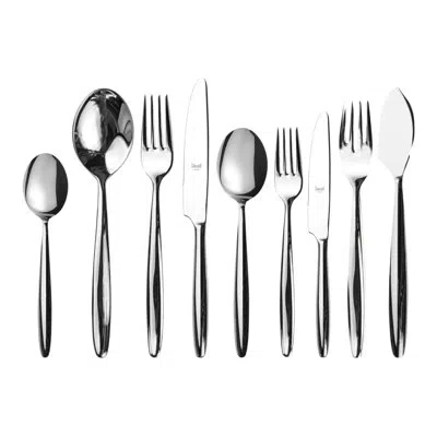 Mepra Acqua Flatware Set - 54 Pieces - Stainless Steel