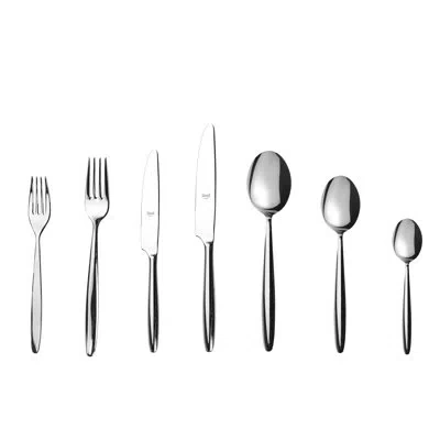 Mepra Acqua Flatware Set With H/h Knives - 42 Pieces - Stainless Steel
