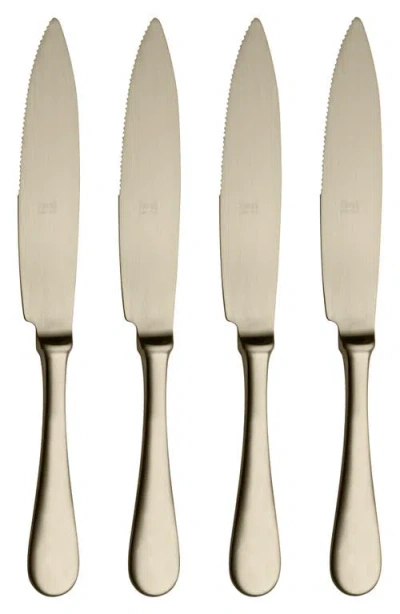 Mepra American 4-piece Steak Knife Set In Neutral