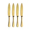 Mepra American Ice Pvd Steak Knives, Set Of 4 In Gold