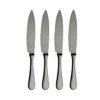 Mepra American Pvd Steak Knives, Set Of 4 In Hemotite