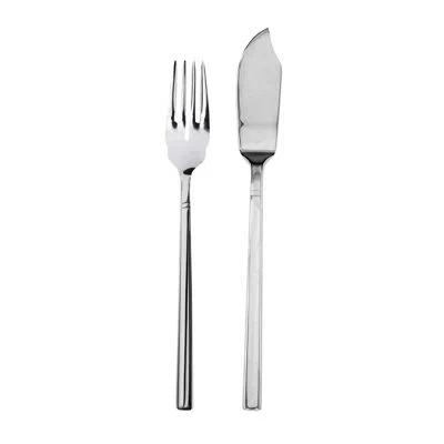 Mepra Aria Flatware Fish Set - 24 Pieces - Stainless Steel