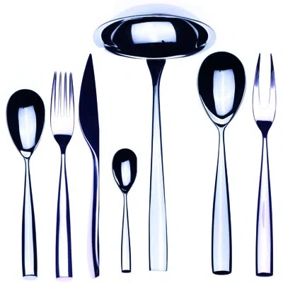 Mepra Arte Flatware Set - 51 Pieces - Stainless Steel