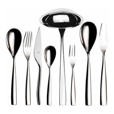 Mepra Arte Flatware Set - 63 Pieces - Stainless Steel