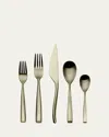 Mepra Arte Ice Champagne Flatware Place Setting