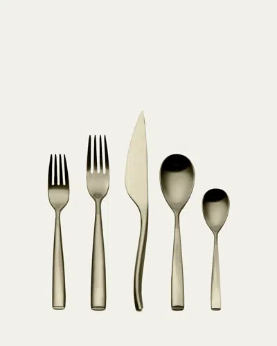 Mepra Arte Ice Champagne Flatware Place Setting In Metallic