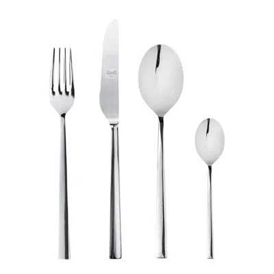 Mepra Atena Flatware Set - 24 Pieces - Stainless Steel