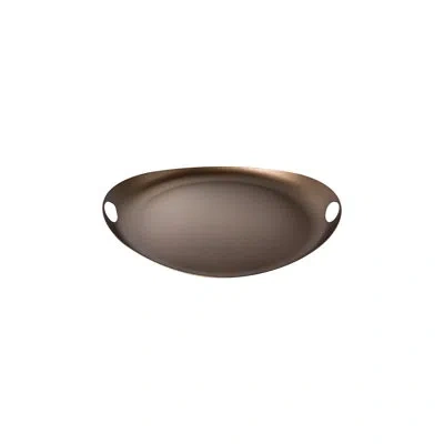 Mepra Atmosfera 18/10 Stainless Steel Tray In Materic Bronze