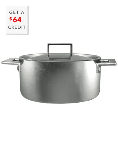 Mepra Attiva 9in Covered Casserole With $64 Credit In Silver