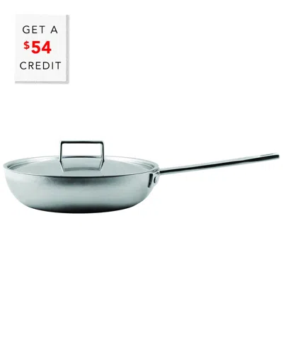 Mepra Attiva Pewter 26cm Frying Pan With $54 Credit In Silver