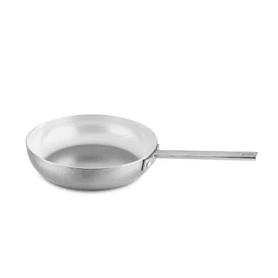 Mepra Attiva Tri-ply (stainless Steel, Aluminum, Magnetic Ss) Non-stick Frying Pan In Pewter