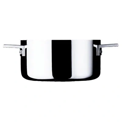 Mepra Attiva Tri-ply (stainless Steel, Aluminum, Magnetic Ss) In Silver