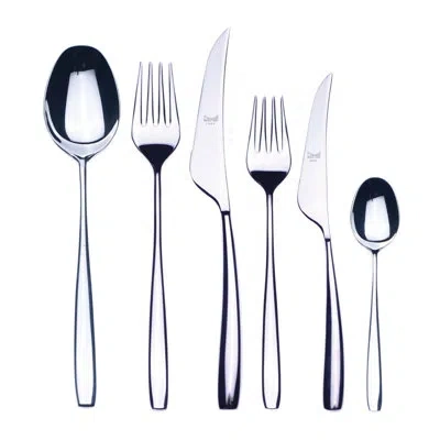 Mepra Avanguardia Flatware Set - 36 Pieces - Stainless Steel In Silver