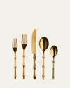 Mepra Bali Gold Mirror 5-piece Flatware Place Setting