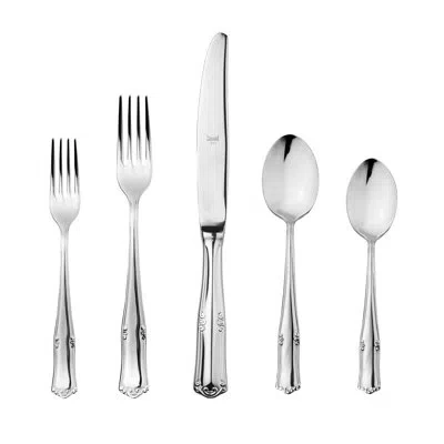 Mepra Bavaria Flatware Set - 5 Pieces - Stainless Steel