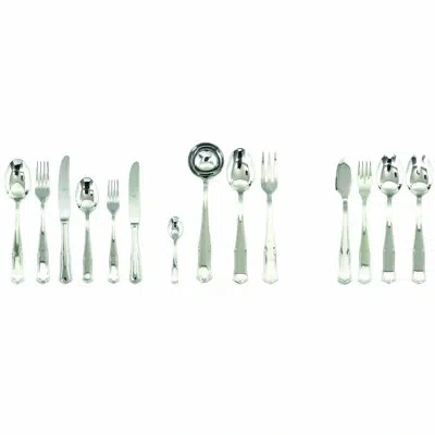 Mepra Bavaria Flatware Set (configuration P) - 113 Pieces - Stainless Steel