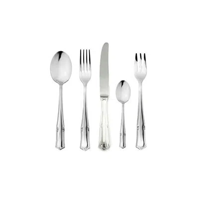 Mepra Bavaria Flatware Set With Cake Fork And H/h Knives - 30 Pieces - Stainless Steel