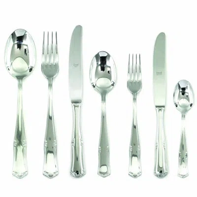 Mepra Bavaria Flatware Set With H/h Knives - 42 Pieces - Stainless Steel