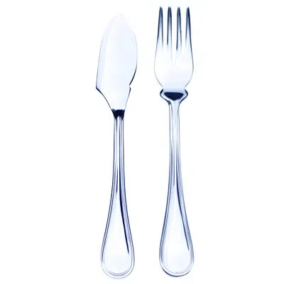 Mepra Boheme Flatware Fish Set - 24 Pieces - Stainless Steel