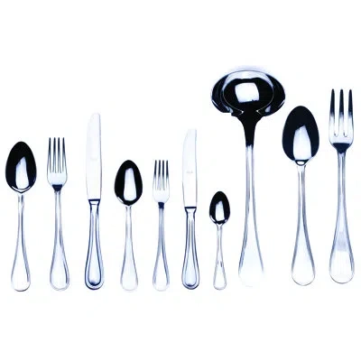 Mepra Boheme Flatware Set - 45 Pieces - Stainless Steel
