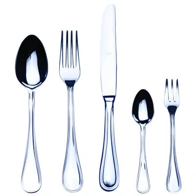 Mepra Boheme Flatware Set With Cake Forks - 30 Pieces - Stainless Steel
