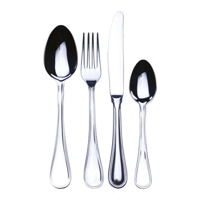 Mepra Boheme Flatware Set With H/h Knives - 24 Pieces - Stainless Steel