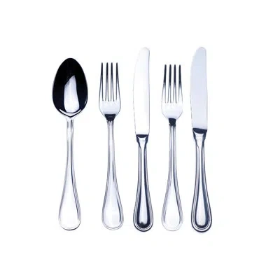 Mepra Boheme Flatware Set With H/h Knives - 36 Pieces - Stainless Steel