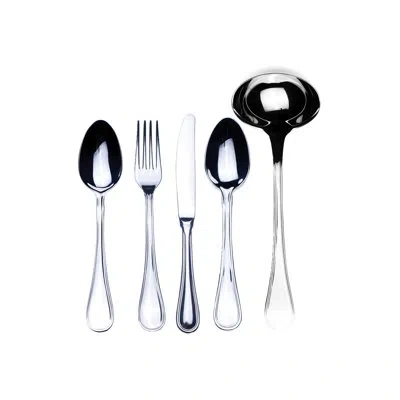 Mepra Boheme Flatware Set With H/h Knives - 48 Pieces - Stainless Steel