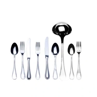 Mepra Boheme Flatware Set With H/h Knives - 75 Pieces - Stainless Steel