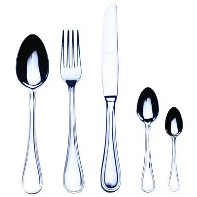 Mepra Boheme Flatware Set With Moka Spoons - 30 Pieces - Stainless Steel