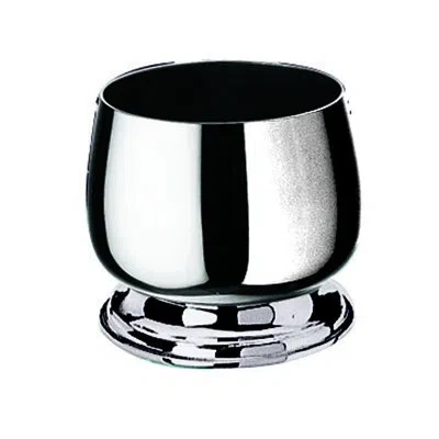 Mepra Bombata Bowl With Base And No Handles 12 oz - 6 Pieces - Stainless Steel In Silver