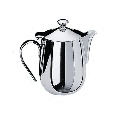 Mepra Bombata Coffee Pot 37.2 Oz- 6 Pieces - Stainless Steel In Silver