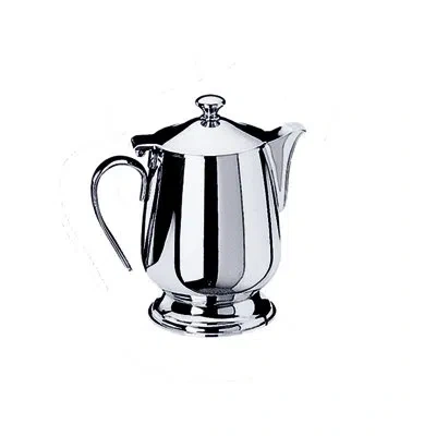 Mepra Bombata Coffee Pot With Base 18.5 oz - 6 Pieces - Stainless Steel In Silver