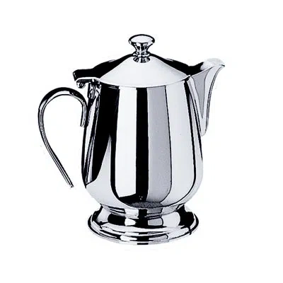 Mepra Bombata Coffee Pot With Base 50 oz - 6 Pieces - Stainless Steel In Silver