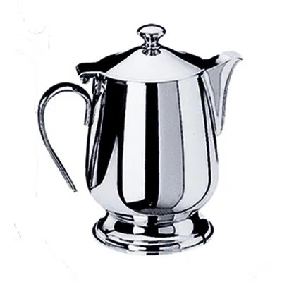 Mepra Bombata Coffee Pot With Base 9 oz - 6 Pieces - Stainless Steel In Silver