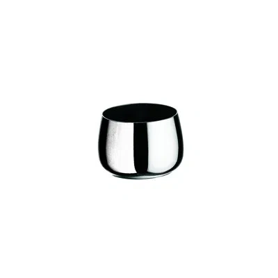 Mepra Bombata Sugar Bowl; C: 6-3/4 Oz. In Silver