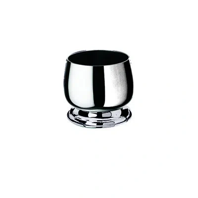 Mepra Bombata Sugar Bowl With Base Without Handles 7 oz - 12 Pieces - Stainless Steel In Silver