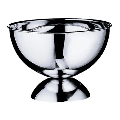 Mepra Bowl With Base, Giotto In Silver