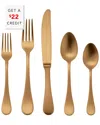 Mepra Brescia Flatware Set In Brown
