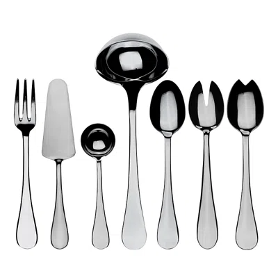 Mepra Brescia 7 Piece Serving Set In Silver