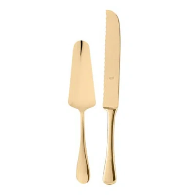Mepra Brescia Cake Set In Gold