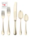 Mepra Brescia Champagne 5pc Place Setting With $18 Credit In Champagne
