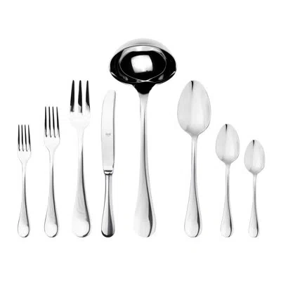 Mepra Brescia Flatware Set - 43 Pieces - Stainless Steel
