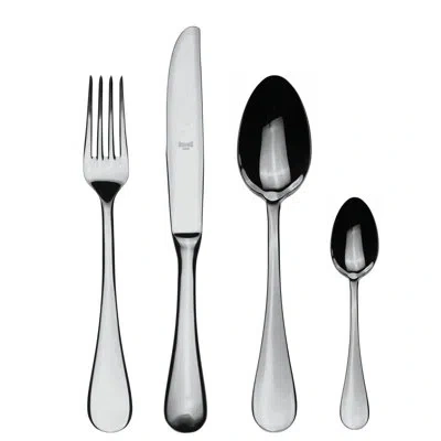 Mepra Brescia Flatware Set With H/h Knives - 24 Pieces - Stainless Steel