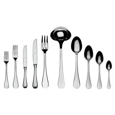 Mepra Brescia Flatware Set With H/h Knives - 87 Pieces - Stainless Steel