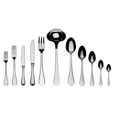 Mepra Brescia Flatware Set With H/h Knives - 99 Pieces - Stainless Steel