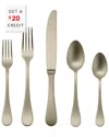 Mepra Brescia Ice Champagne 5pc Place Setting With $20 Credit In Champagne